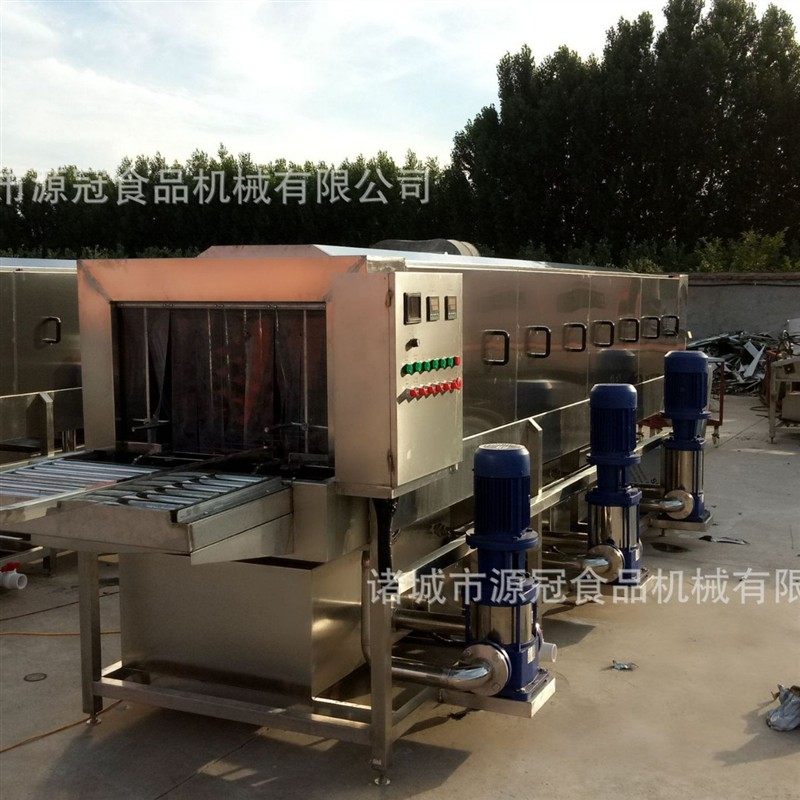 定制洗筐机 周转筐肉食筐清洗设备 塑料箱高压喷淋去污去油洗箱机