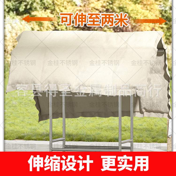 晾衣架不锈钢落地晒衣架单杆式挂衣架凉衣杆卧室阳台衣服架子收纳