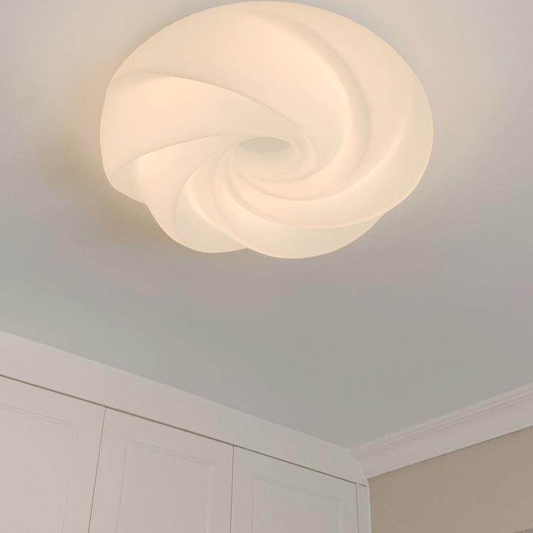 曲奇卧室吸顶灯现代简约温馨浪漫客厅奶油风极简书房卧室吸顶灯