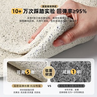丝圈地垫入户门垫耐磨防滑防水防污脚垫家用刮泥蹭土进门玄关地毯
