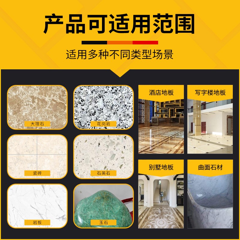 小蚂蚁金刚石水磨片石材大理石英石瓷砖玻璃角磨机打磨抛光3寸4寸