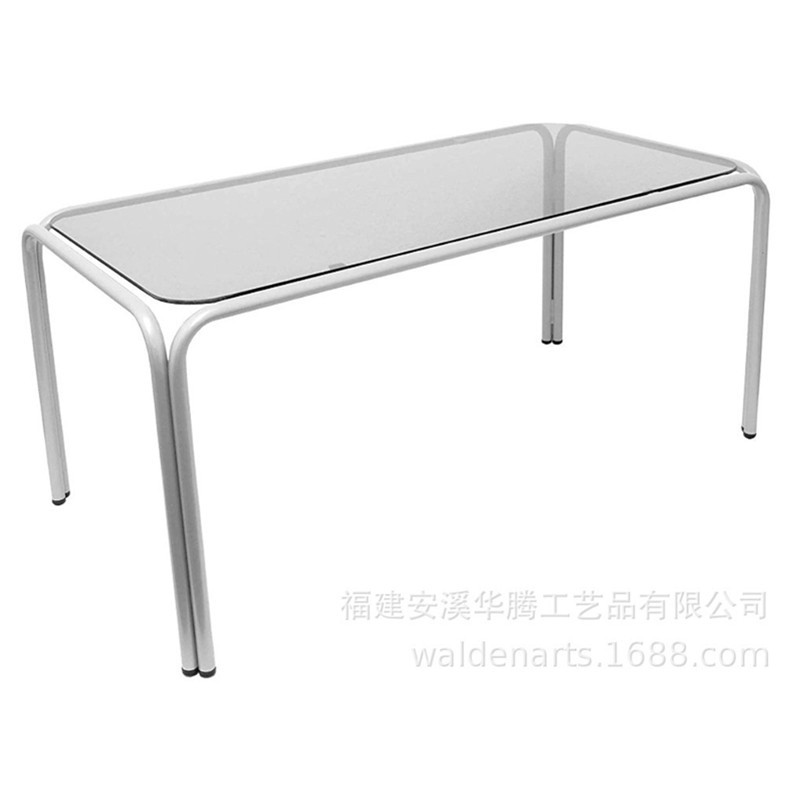 北欧茶几铁艺玻璃桌几简约现代意式简约家用茶几阳台休闲茶几边几