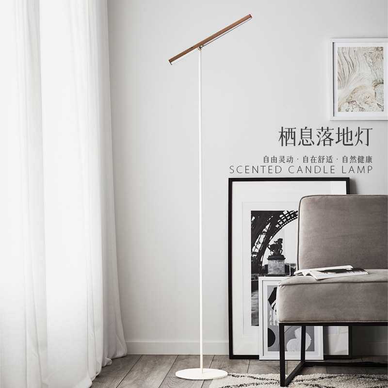 实木灯充电落地灯磁吸台灯创意壁灯客厅沙发灯卧室辅助灯阅读灯
