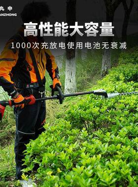 丸中（WANZHONG）充电式锂电宽带绿篱机CQE800篱笆园林绿化修枝剪