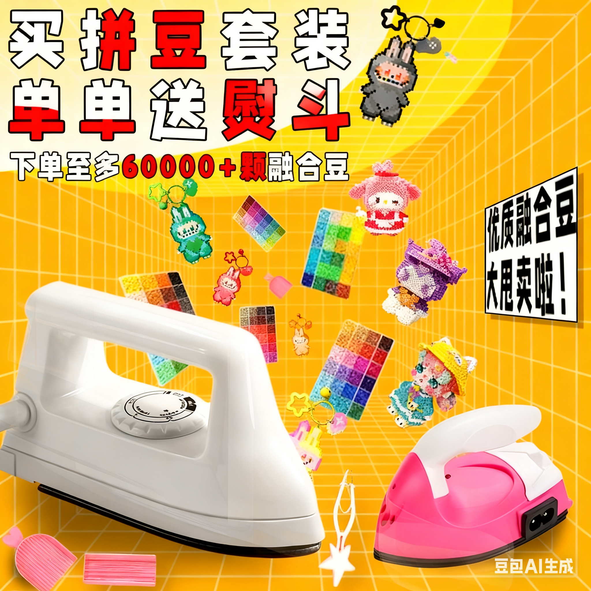 【全套配齐超省心】拼豆套装