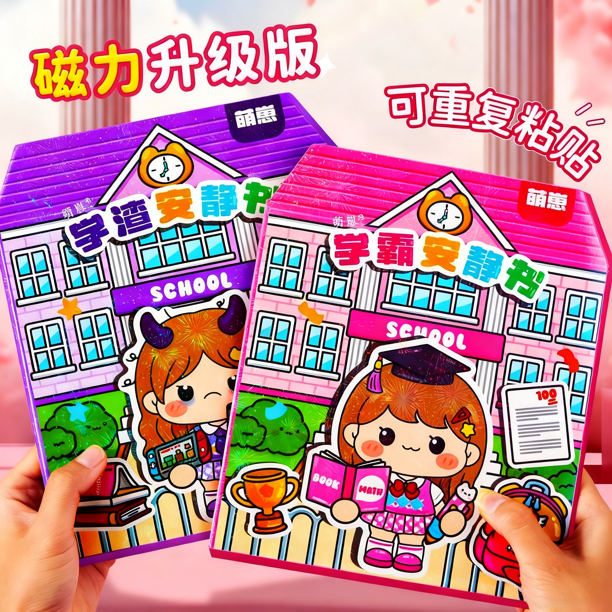 【现货速发】萌崽学霸学渣果冻贴