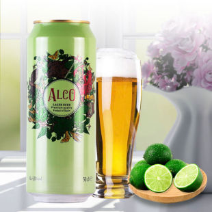 【ALCO】葡萄牙进口阿尔寇啤酒淡爽型精酿拉格黄啤500ml*24罐临期