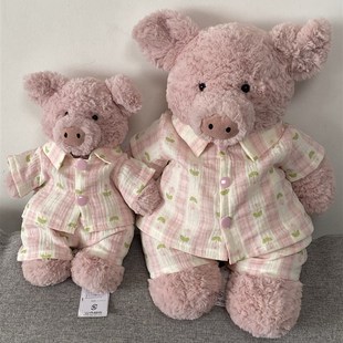 不含猪 桐桐妈手作 巴塞罗熊巴纳布斯猪衣服着替玩偶衣服套装