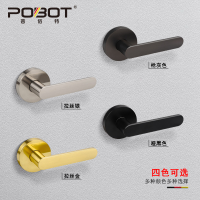 通道锁三杆板手锁房间锁卧室门锁单舌无钥匙消防过通门把手无反锁