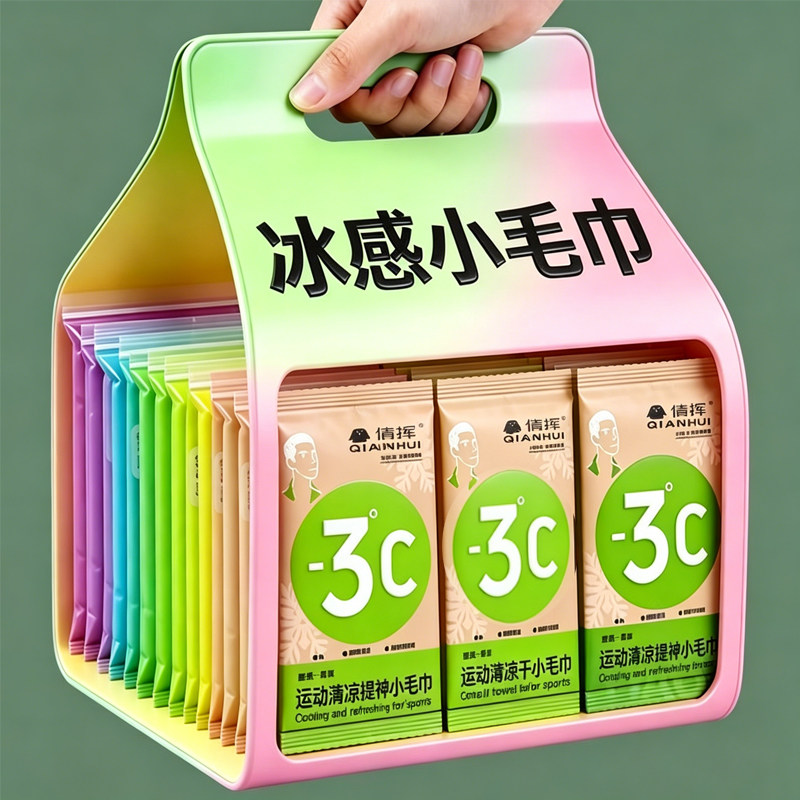 一次性冰爽降温军训便携冰巾
