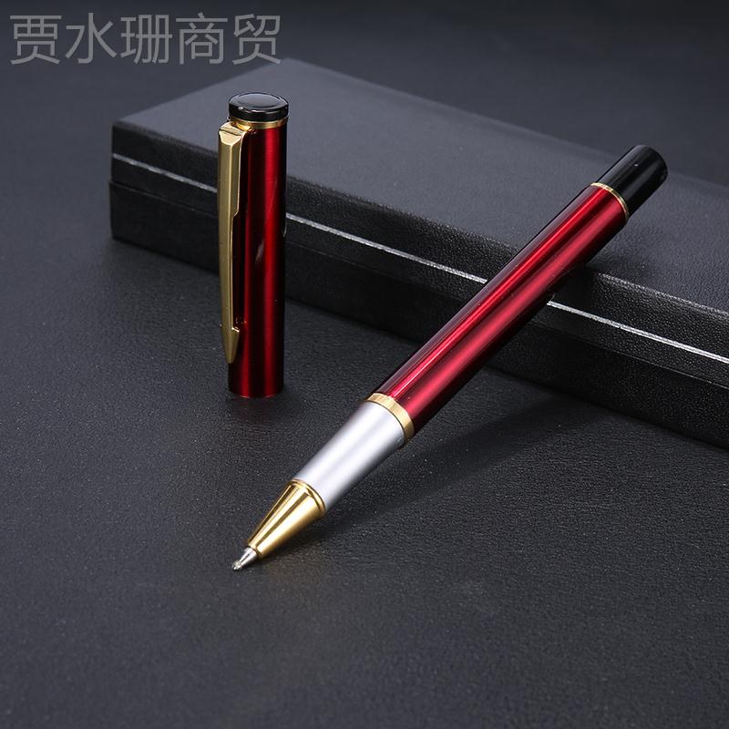 学生书写用看的金属宝珠笔字0笔商HYwwqete务.5黑色中好性笔签字