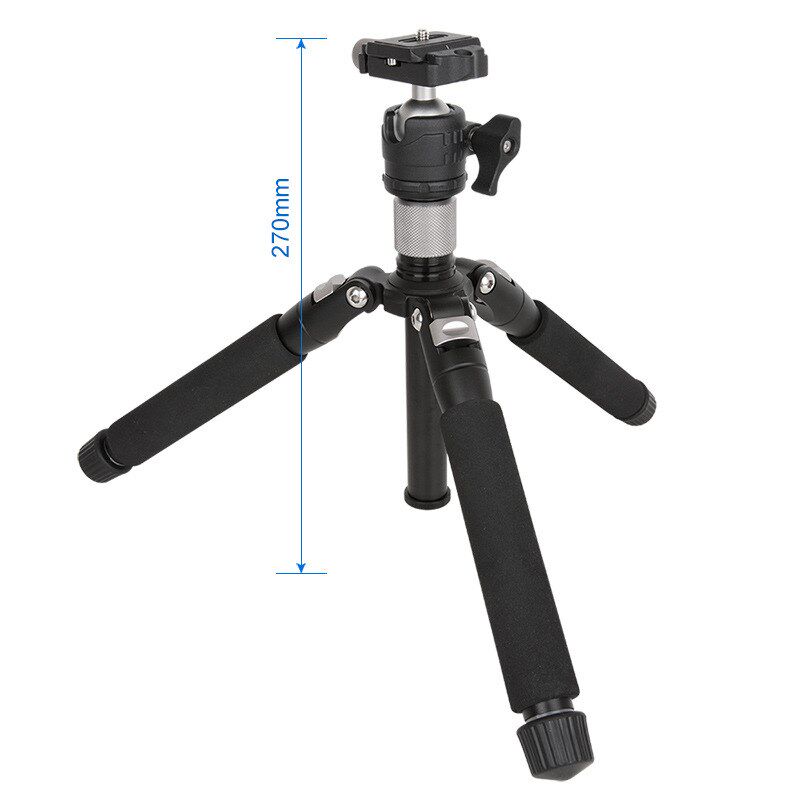 K521S迷你三脚架 微单单相机云台拍照支架 便携桌面微距三角架