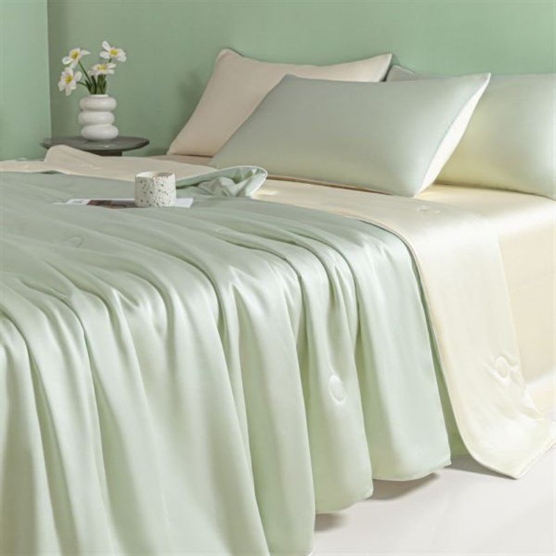 夏凉被空调被子被芯四件套单人双人薄夏季凉感冰丝可机洗2025新款