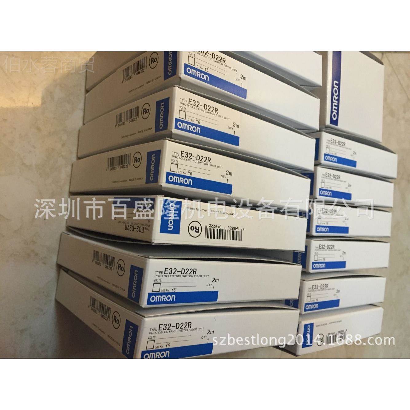 Omron/欧感N姆龙原32483装全新 光纤放大器传器E32-