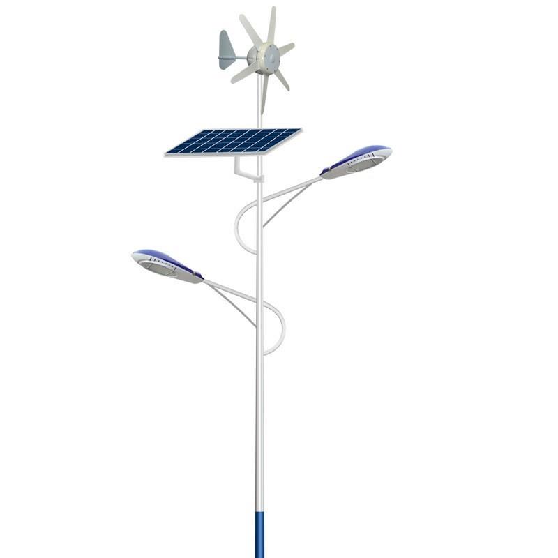 户外风光互补太阳能路灯新农村6米一体化风力光伏发电路灯杆