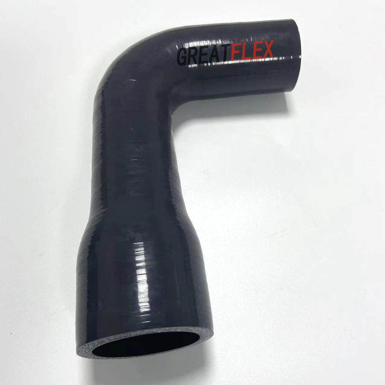 GREATFLEX灰色中冷管涡轮增压器90度变径弯头管ER90