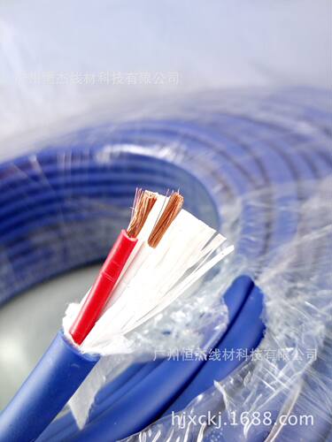 纯铜2X1平方护套线专业音响工程安装线高弹超软RVV护套音响线