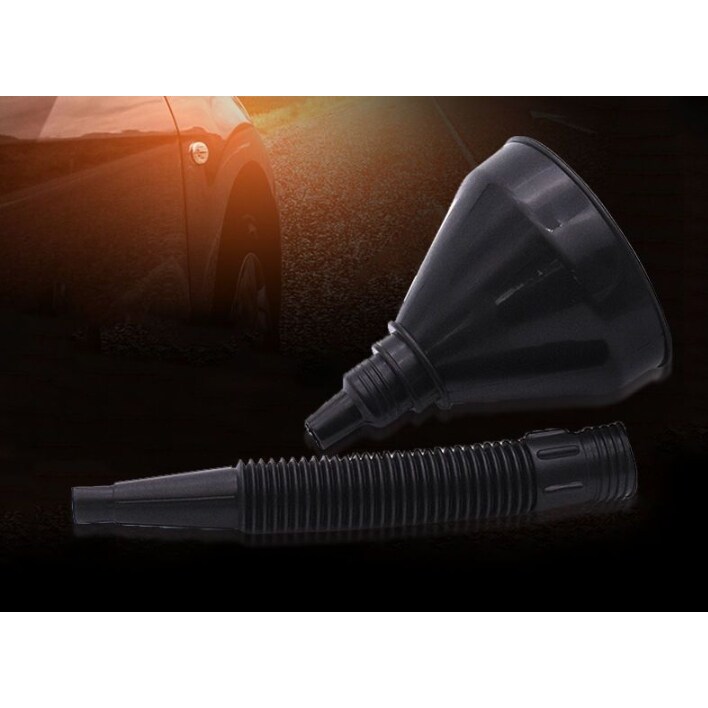 加油漏斗汽车专用大口径摩托车加油嘴塑料汽油机油过滤加尿素大号