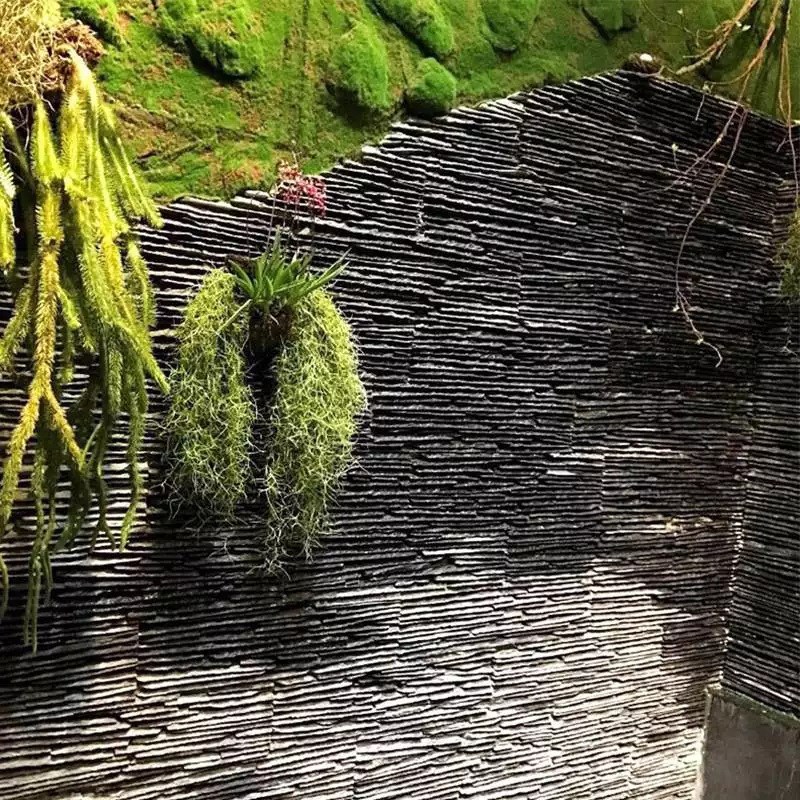 青石板流水石 600*150背景墙文化砖水幕墙庭院流水青石板