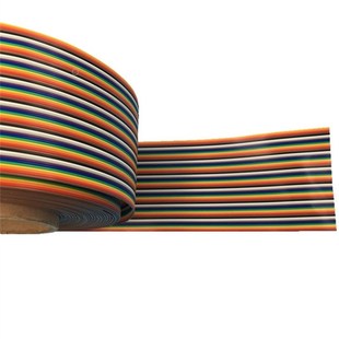 64P 彩排线1.27mm间距28awg镀锡纯铜10