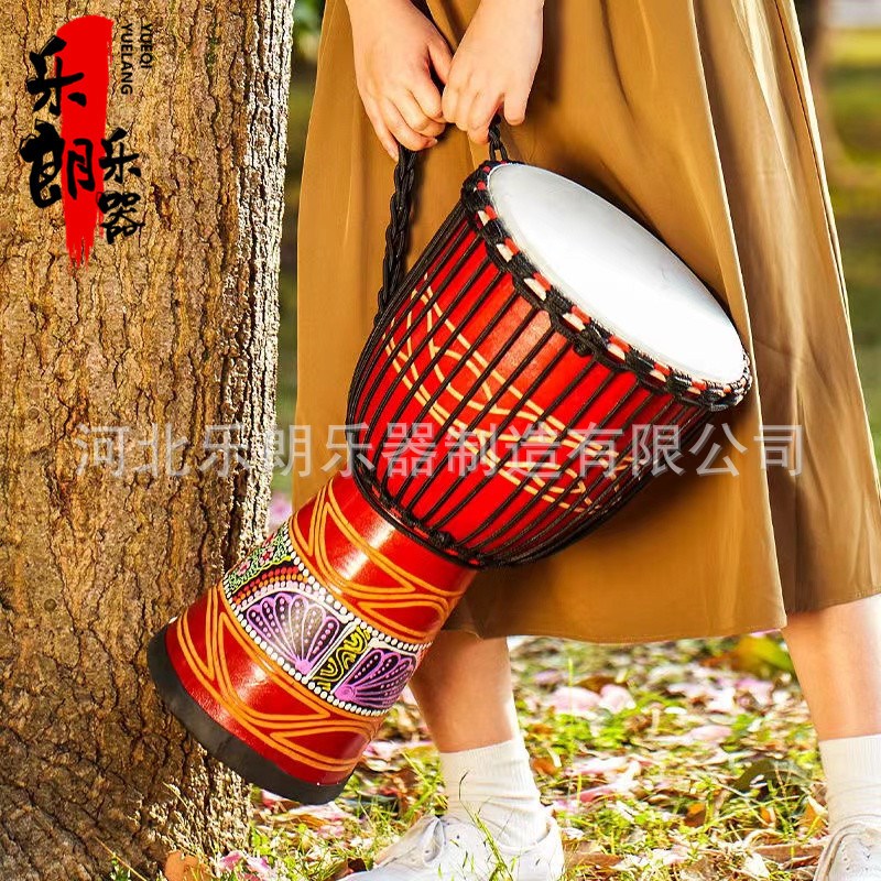 非洲鼓乐器标准8寸10寸手拍鼓儿童初学打击工厂全套