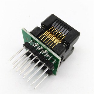 ANDK耐高温老化座SOP16(16)-1.27烧录座窄体宽3.9mm耐高温座子