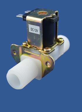 耐高温4分优质塑料电磁阀,常闭常开各种水阀,气阀,DC12V,DC24V