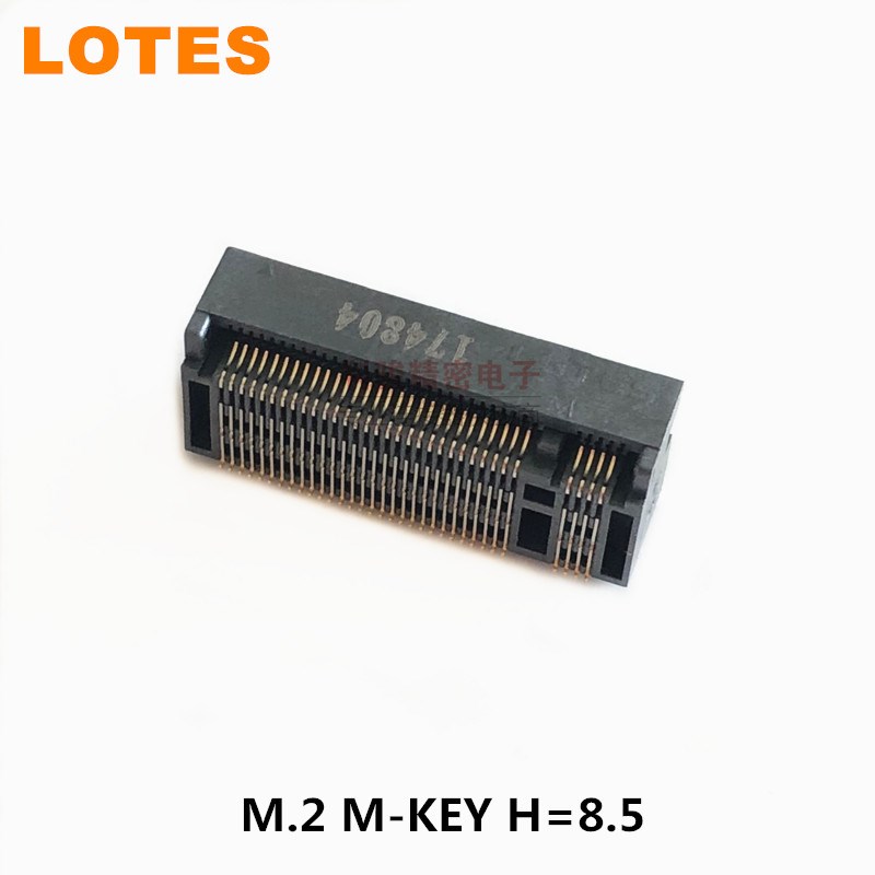 Lotes连接器APCI0164-P001A插座M.2 67P M KEY H=8.5 NGFF 现货