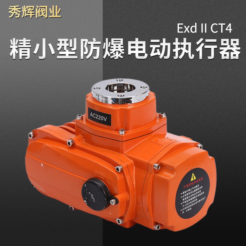 电动防爆执行器 精小型 CT4防爆执行器 电动阀门220V 防爆阀门24V