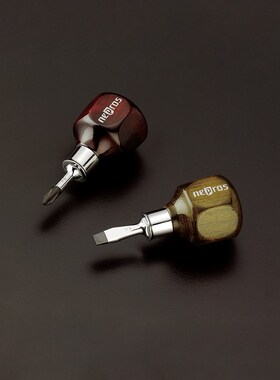 日本进口KTC高端工具NEPROS系列F1赛车用木柄螺丝刀起子批ND1P