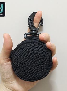 新款迷你耳机包户外零钱小挂包钥匙小圆包机能运动挂扣耐磨小包包