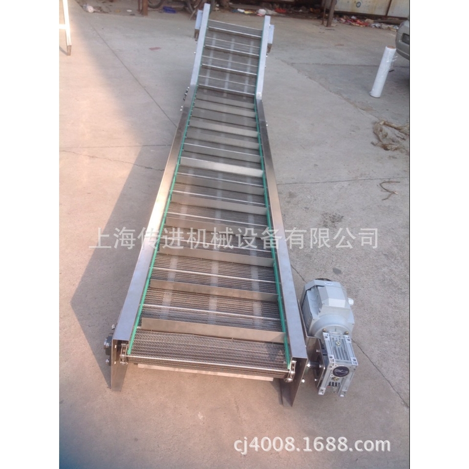 食品网带输送机 金属网带输送线 304不锈钢网带提升机