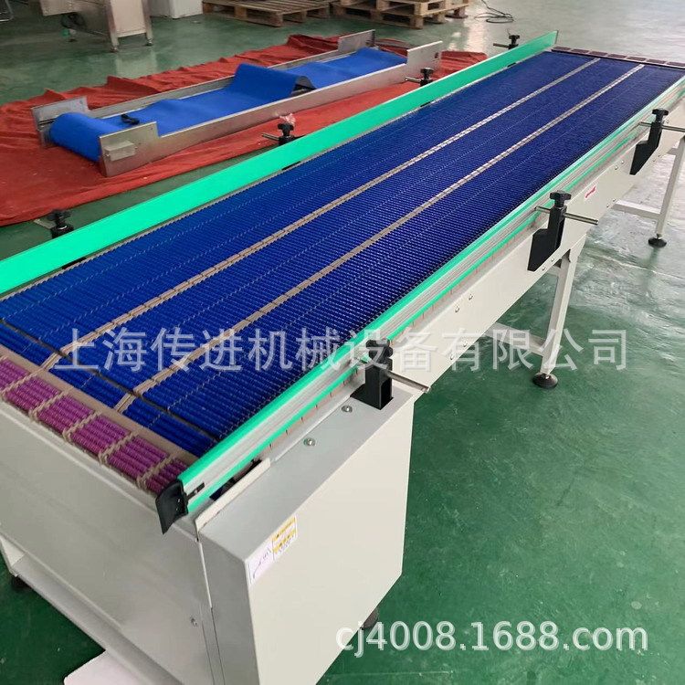 供应链板输送机 转弯滚珠链板输送机，纸箱输送缓冲输送机