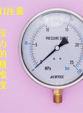 船用径向带边 耐震压力表  YN150T  1.6MPA 25mpa  M20*1.5