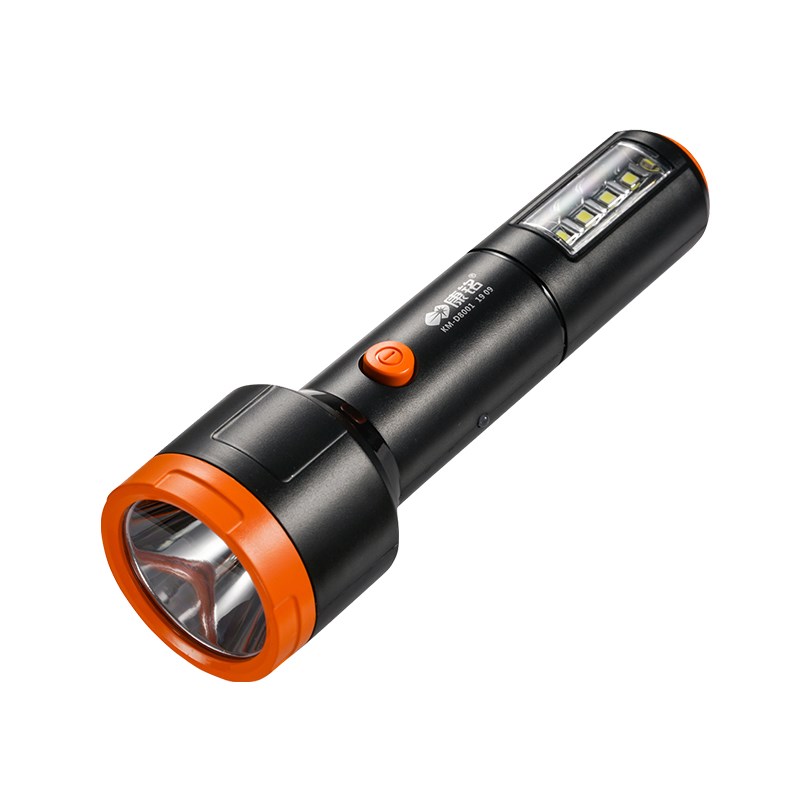 康铭LED迷你手电筒家用可充电强光超亮小便携户外远射应急照明灯