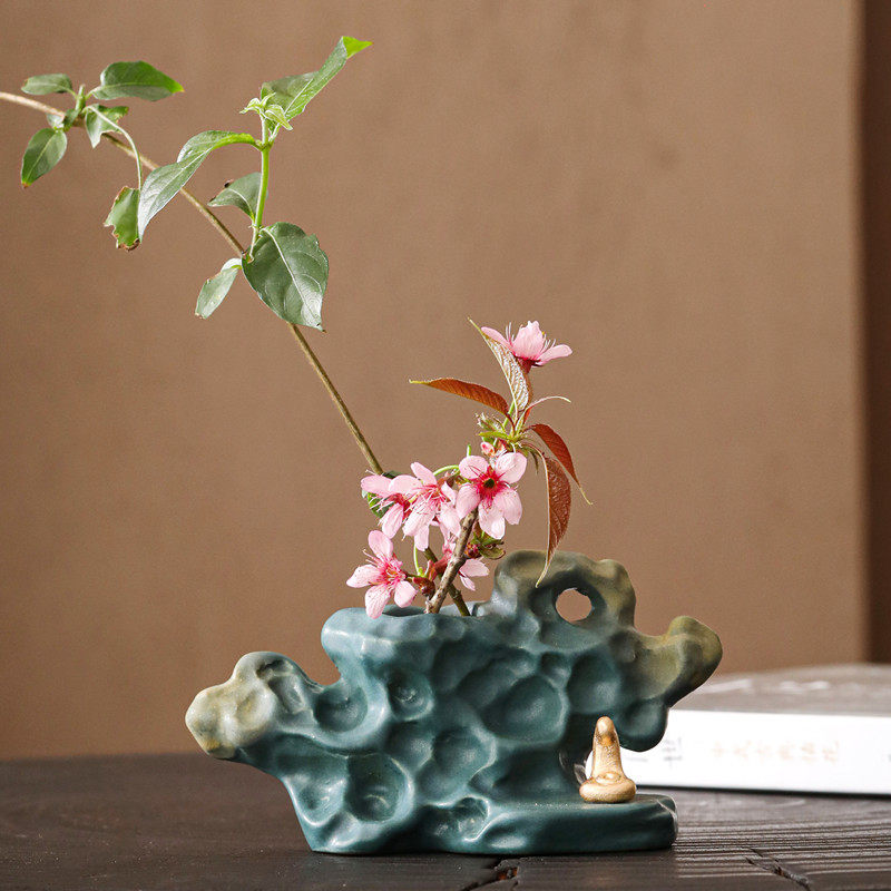 创意太湖石陶瓷小花瓶客厅摆件插花假花干花电视柜茶几餐桌装饰品,橡塑材料及制品,塑料盒/塑料箱/塑料柜,淘宝优惠券,粉丝福利购,淘宝优惠卷