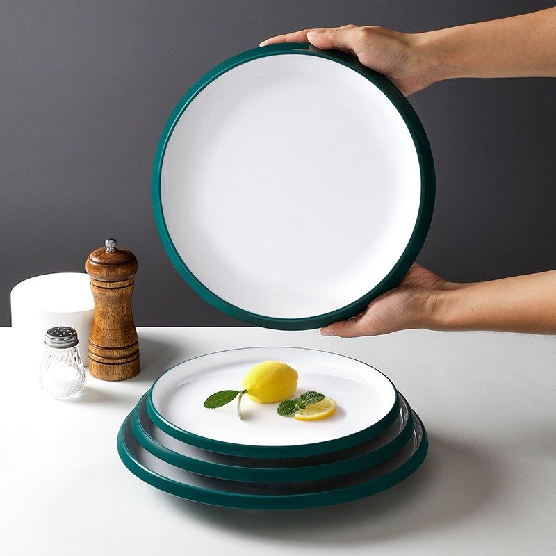 祥源美密胺餐具盘子商用餐厅饭店酒店圆形菜盘仿瓷餐盘炒菜盘圆盘,农用物资,苗木固定器/支撑器,淘宝优惠券,粉丝福利购,淘宝优惠卷