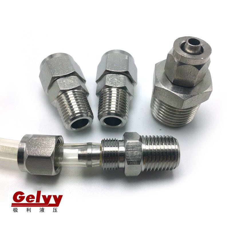 304不锈钢快拧直通PC4-M5/6-01/02/8-01/02/03/10-01/02耐高温压