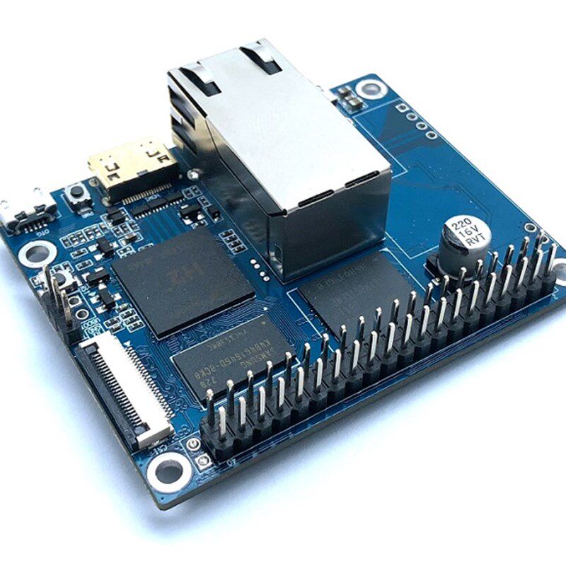 Banana Pi BPI-P2 Zero 四核开源开发板,支持PoE网络供电 香蕉派