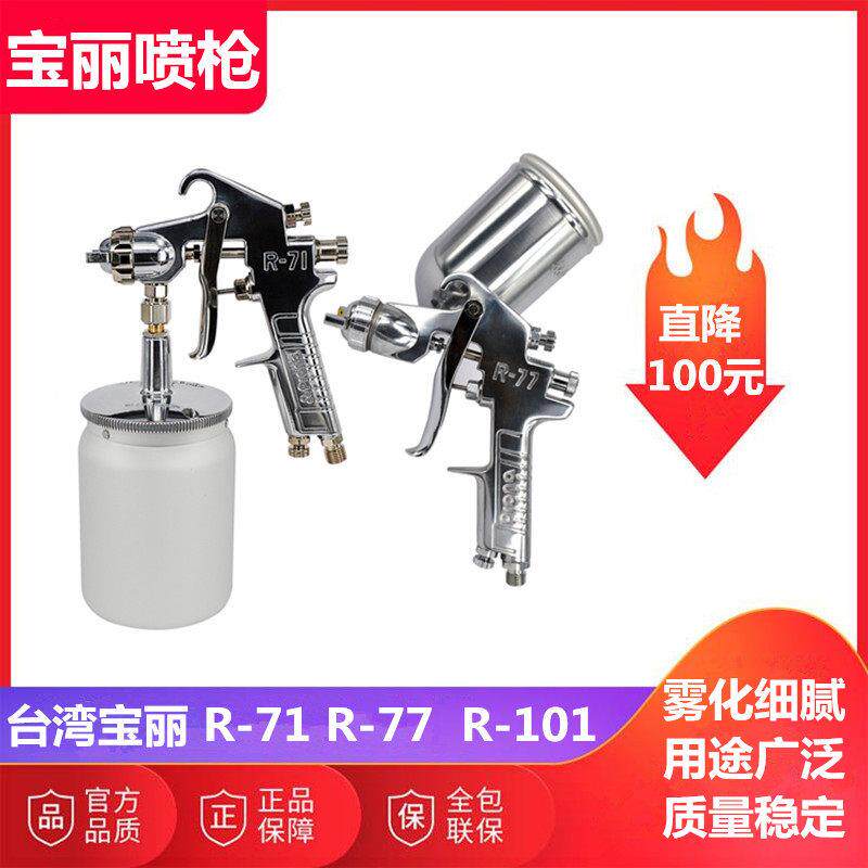 原装正品台湾Prona保丽R-71 R-77 R-100/R-101手动油漆喷枪