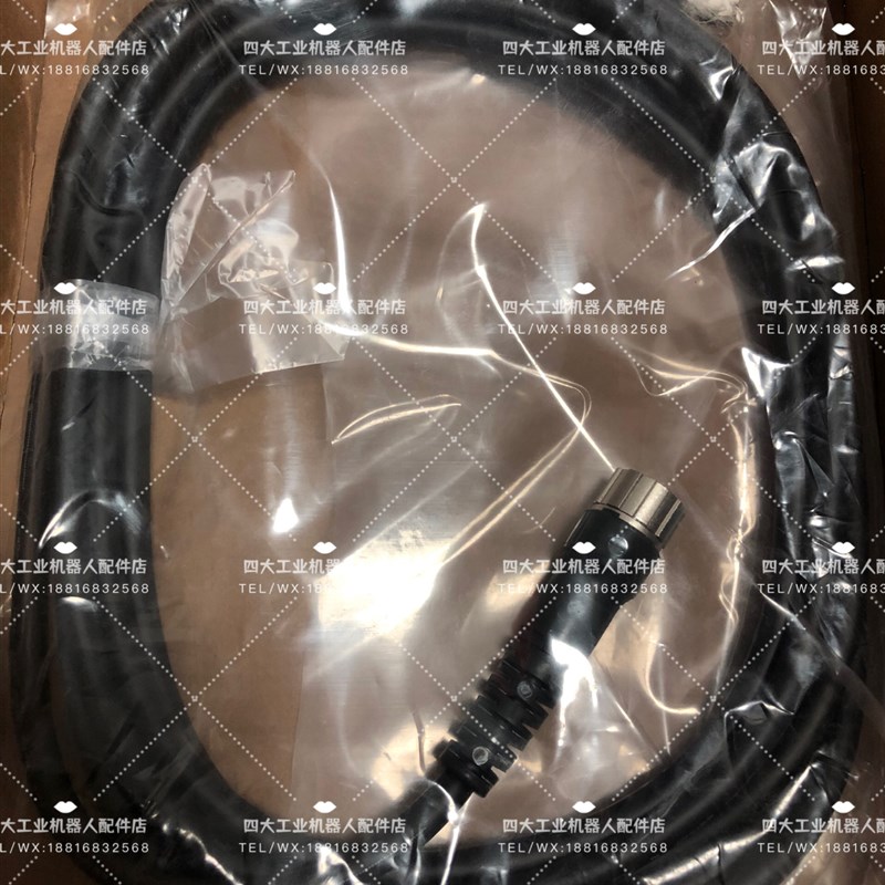 安川YRC1000机器人示教器延长线4米电缆HB1371416-1线缆全新原装