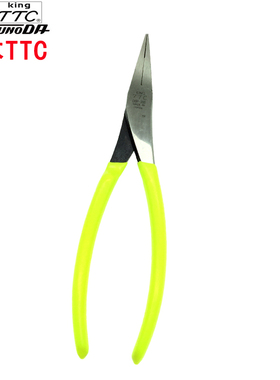 日本TTC扁嘴钳DBP-200进口扁口平口钳5寸8寸无牙拉链扁咀钳YF-125
