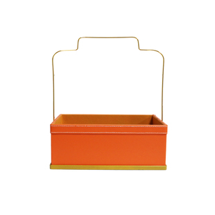 中式礼品皮质礼盒铁架手提花篮干果饼G干结婚喜糖伴娘回礼情人节