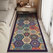 水晶绒厨房吸g水地垫50X160c用松弛感可水洗可裁剪地垫