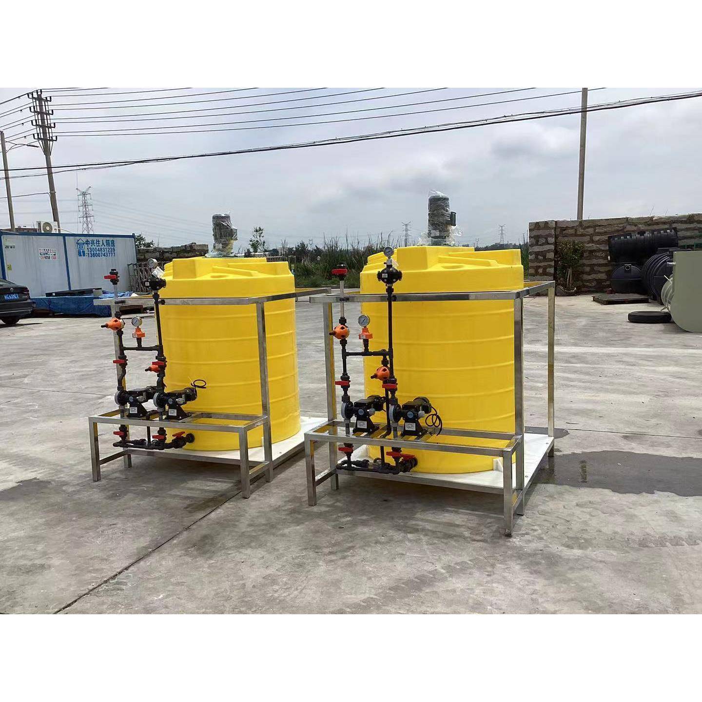 PAM干粉投加装置全自动加药搅拌机装置PE加药装置