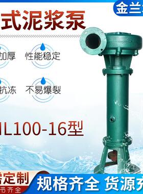 液下渣浆泵立式排污泵NL100-16型140立方大流量河道清淤泥浆泵