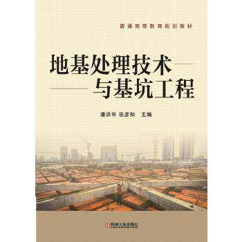 【正版书籍】地基处理技术与基坑工程潘洪科祝彦知机械工业出版社9787111512165