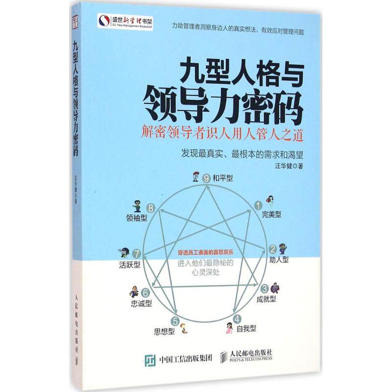 【正版图书】九型人格与领导力密码汪华健著人民邮电出版社9787115421227