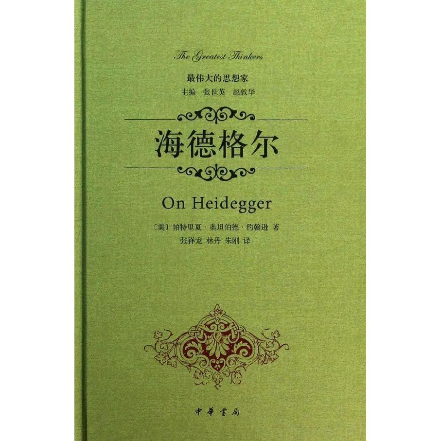 正版图书】海德格尔美帕特里夏奥坦伯德约翰逊著张祥龙林丹朱刚译中华书局9787101097450
