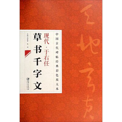 【正版图书】中国古代碑帖经典彩色放大本现代于右任草书千字文邱振中陈政编江西美术出版社9787548026822